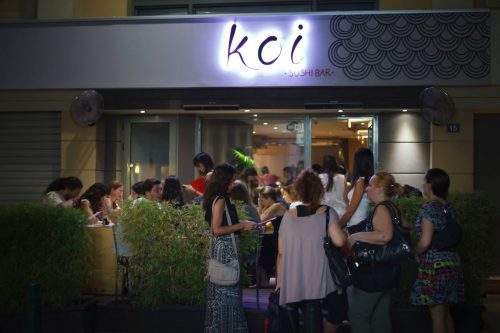 H νέα άποψη στο street food στα Koi sushi bar