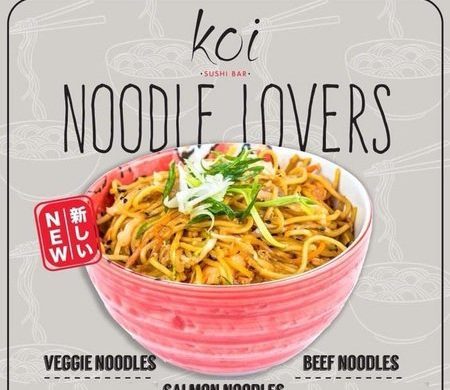 Noodle lovers γευστικές εμπειρίες στα Koi Sushi Bar