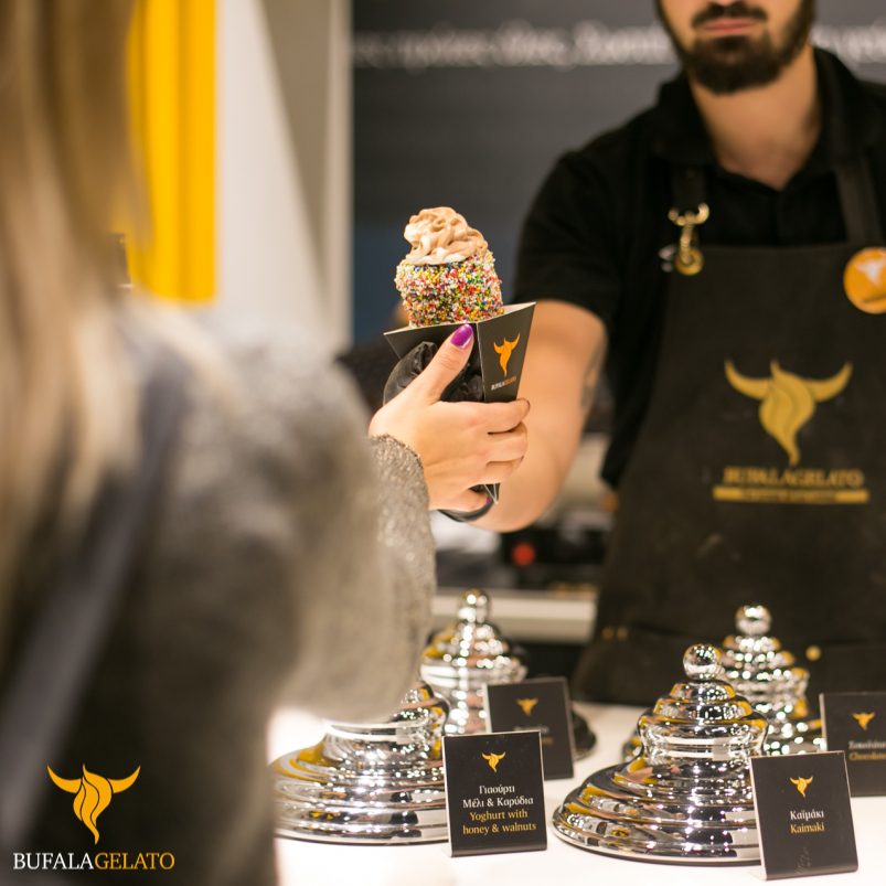 BUFALA GELATO – μια gelateria με πρωταγωνιστή το φρέσκο παγωτό