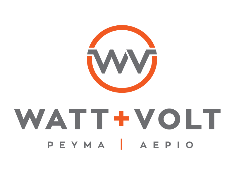 WATT and VOLT orange gray (003)